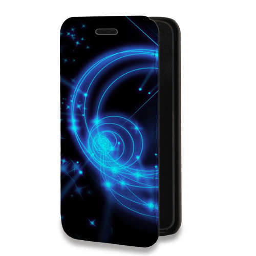Дизайнерский горизонтальный чехол-книжка для Samsung Galaxy S22 Ultra Неон