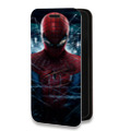 Дизайнерский горизонтальный чехол-книжка для Iphone 12 Pro Человек -паук
