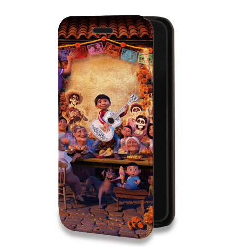 Дизайнерский горизонтальный чехол-книжка для Iphone 14 Тайна Коко