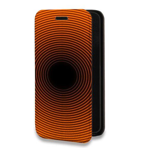 Дизайнерский горизонтальный чехол-книжка для Iphone 12 Pro Оптические иллюзии