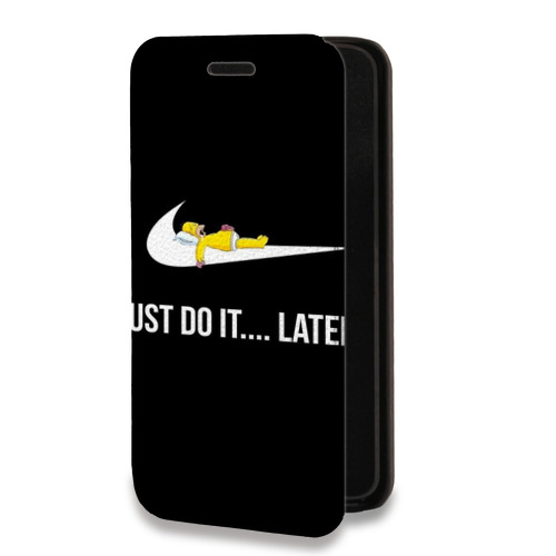Дизайнерский горизонтальный чехол-книжка для Realme C11 Симпсоны