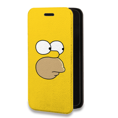 Дизайнерский горизонтальный чехол-книжка для Iphone 11 Симпсоны