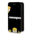 Дизайнерский горизонтальный чехол-книжка для Huawei Honor 20 Симпсоны