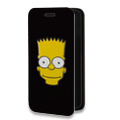 Дизайнерский горизонтальный чехол-книжка для Iphone 12 Pro Симпсоны