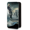 Дизайнерский горизонтальный чехол-книжка для Iphone 13 Pro Max ходячие мертвецы