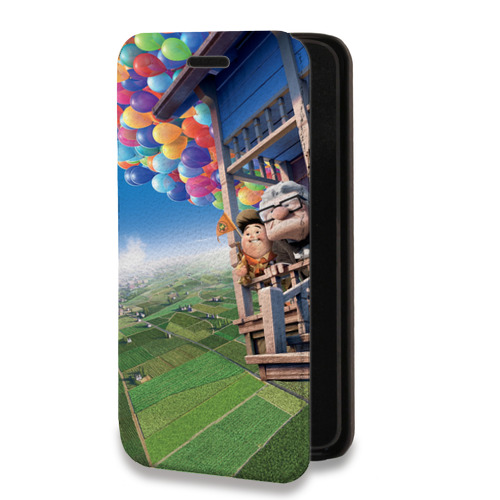 Дизайнерский горизонтальный чехол-книжка для Huawei Honor 30 вверх