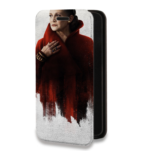 Дизайнерский горизонтальный чехол-книжка для Iphone 13 Pro Max Star Wars : The Last Jedi