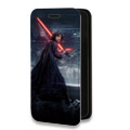 Дизайнерский горизонтальный чехол-книжка для Alcatel One Touch Idol 2 mini Star Wars : The Last Jedi