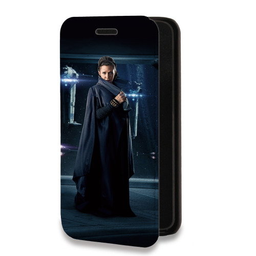 Дизайнерский горизонтальный чехол-книжка для Alcatel One Touch Idol 2 mini Star Wars : The Last Jedi