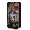 Дизайнерский горизонтальный чехол-книжка для Iphone 7 Plus / 8 Plus Star Wars : The Last Jedi