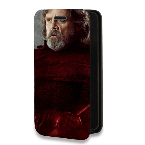 Дизайнерский горизонтальный чехол-книжка для Xiaomi RedMi Note 10 Star Wars : The Last Jedi