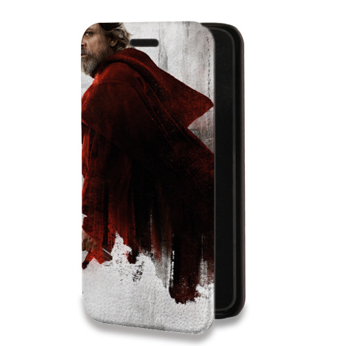 Дизайнерский горизонтальный чехол-книжка для Google Pixel 4 XL Star Wars : The Last Jedi