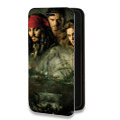 Дизайнерский горизонтальный чехол-книжка для Samsung Galaxy A73 5G 	 Пираты карибского моря