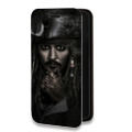 Дизайнерский горизонтальный чехол-книжка для Iphone 7 Plus / 8 Plus 	 Пираты карибского моря
