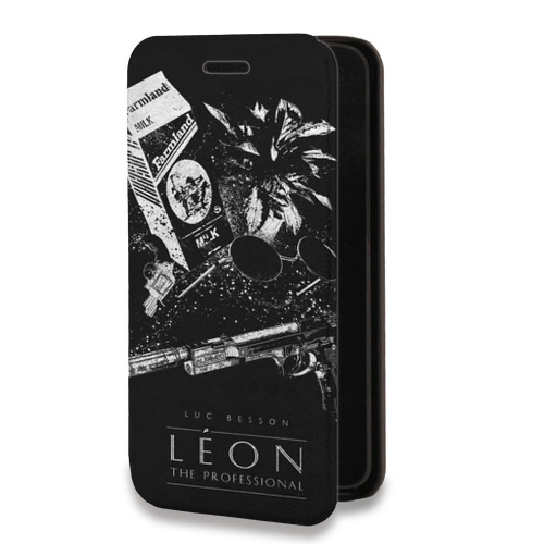 Дизайнерский горизонтальный чехол-книжка для Samsung Galaxy S10 Leon