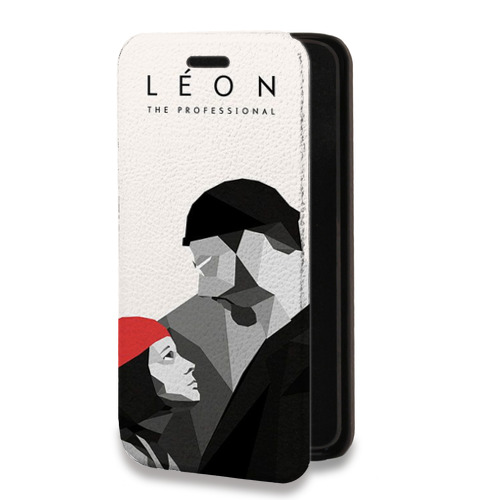 Дизайнерский горизонтальный чехол-книжка для Iphone 12 Pro Leon