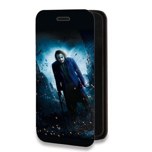 Дизайнерский горизонтальный чехол-книжка для Nokia X10 Бэтмен 
