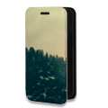 Дизайнерский горизонтальный чехол-книжка для OnePlus 8T лес
