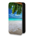 Дизайнерский горизонтальный чехол-книжка для Huawei Honor 50 Lite пляж