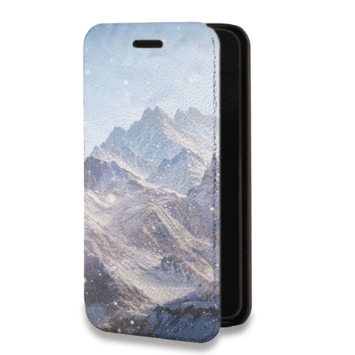 Дизайнерский горизонтальный чехол-книжка для OnePlus 8T горы