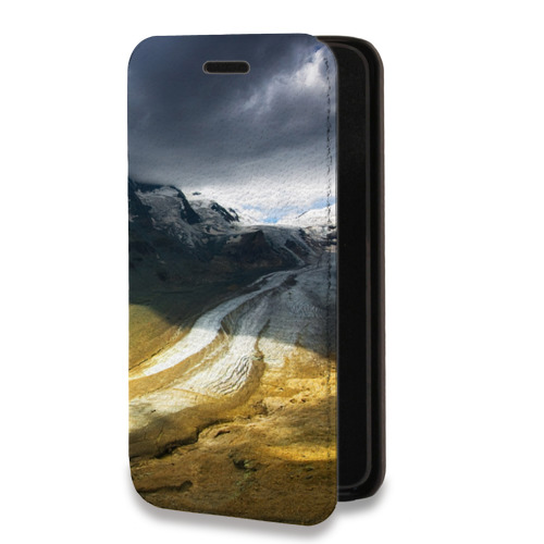 Дизайнерский горизонтальный чехол-книжка для Samsung Galaxy A51 горы