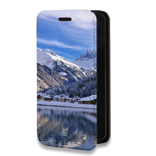 Дизайнерский горизонтальный чехол-книжка для Iphone 11 Pro Max озеро
