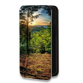 Дизайнерский горизонтальный чехол-книжка для Samsung Galaxy A51 восход