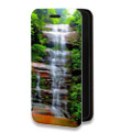 Дизайнерский горизонтальный чехол-книжка для Iphone Xr водопады