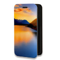 Дизайнерский горизонтальный чехол-книжка для Iphone 12 Pro Закат