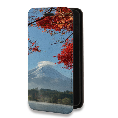 Дизайнерский горизонтальный чехол-книжка для Iphone Xr вулкан