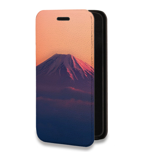 Дизайнерский горизонтальный чехол-книжка для Iphone 14 Pro Max вулкан