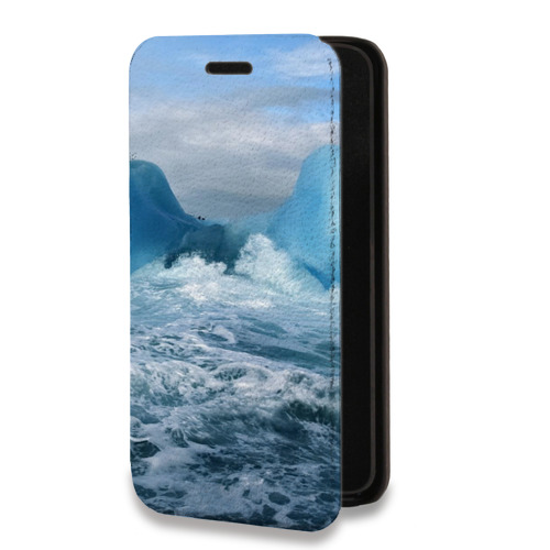Дизайнерский горизонтальный чехол-книжка для Iphone 12 Pro айсберг