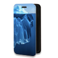 Дизайнерский горизонтальный чехол-книжка для Huawei Honor 50 Lite айсберг