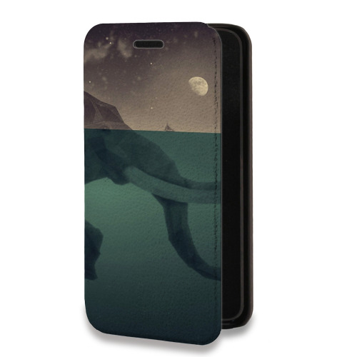 Дизайнерский горизонтальный чехол-книжка для Google Pixel 4a 5G айсберг