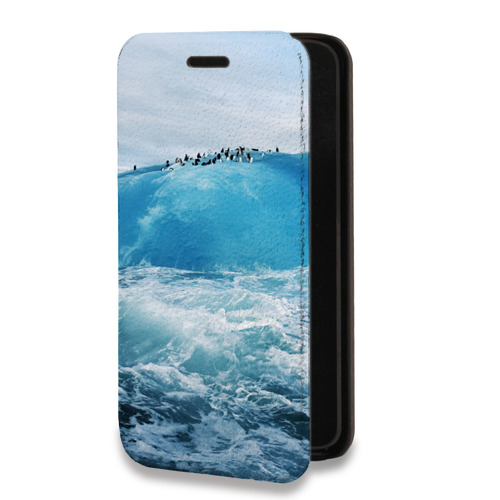 Дизайнерский горизонтальный чехол-книжка для Samsung Galaxy S10 айсберг