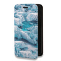 Дизайнерский горизонтальный чехол-книжка для Huawei Y5p айсберг