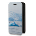 Дизайнерский горизонтальный чехол-книжка для Iphone 14 Pro айсберг