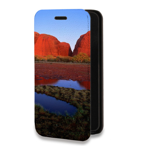 Дизайнерский горизонтальный чехол-книжка для Huawei Honor 8X Max каньоны
