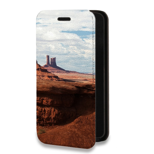 Дизайнерский горизонтальный чехол-книжка для Iphone 12 Pro Max каньоны
