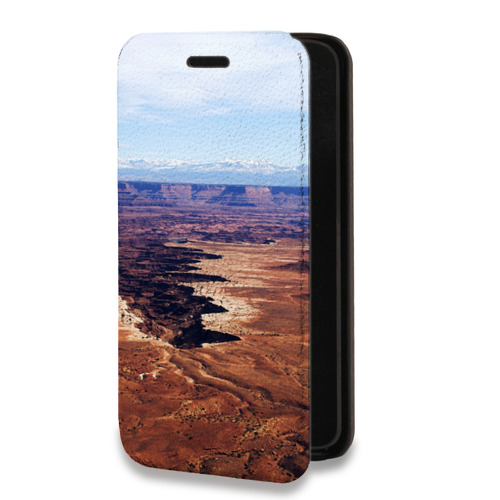 Дизайнерский горизонтальный чехол-книжка для Iphone 7 Plus / 8 Plus каньоны
