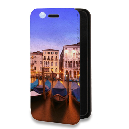 Дизайнерский горизонтальный чехол-книжка для Iphone 13 Pro Max венеция