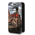Дизайнерский горизонтальный чехол-книжка для Iphone 11 Pro Max венеция