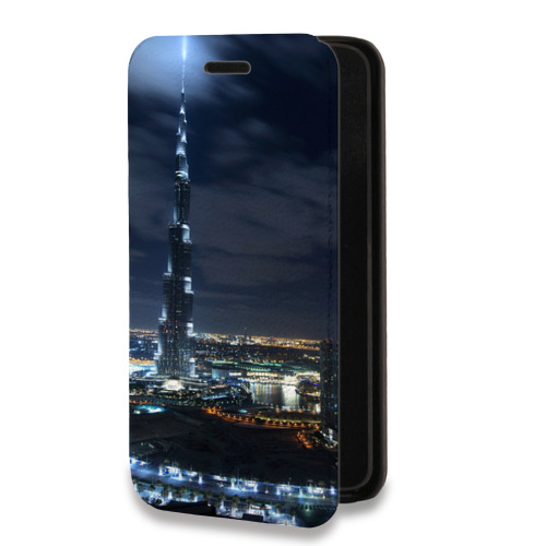 Дизайнерский горизонтальный чехол-книжка для Iphone 14 Pro Max дубай