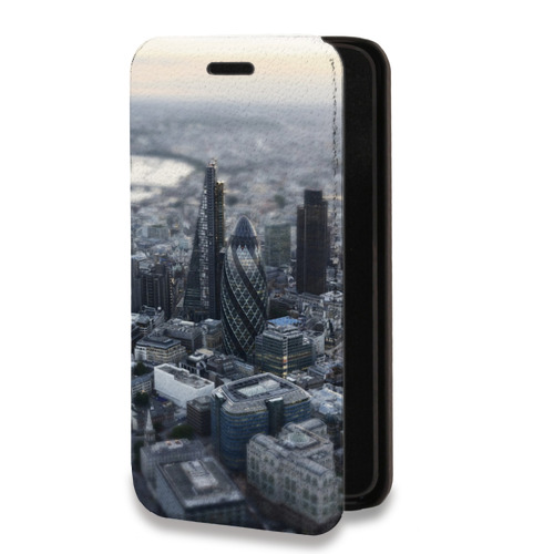 Дизайнерский горизонтальный чехол-книжка для Huawei P Smart (2021) Лондон
