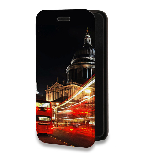 Дизайнерский горизонтальный чехол-книжка для Iphone 13 Mini Лондон