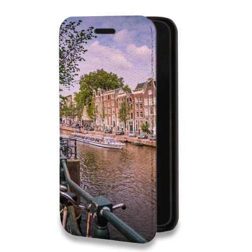 Дизайнерский горизонтальный чехол-книжка для Huawei Mate 10 Pro амстердам
