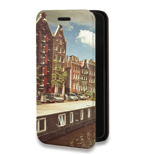Дизайнерский горизонтальный чехол-книжка для Huawei Honor 30i амстердам
