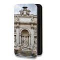 Дизайнерский горизонтальный чехол-книжка для Iphone 14 Pro Max рим