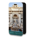 Дизайнерский горизонтальный чехол-книжка для Iphone 7 Plus / 8 Plus рим