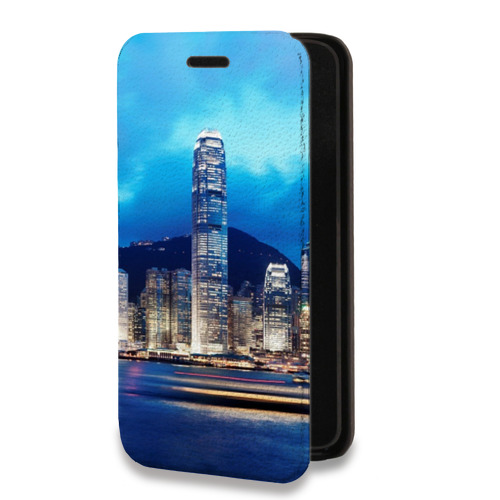 Дизайнерский горизонтальный чехол-книжка для Nokia 1.4 Гонконг